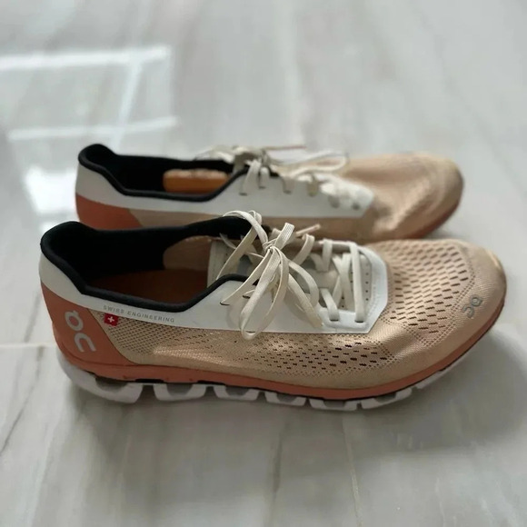 On Running On Cloudboom Women's Running Shoes in Savannah White Size 8.5 - Picture 7 of 16